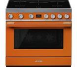 Smeg 90cm Portofino Orange Cooker